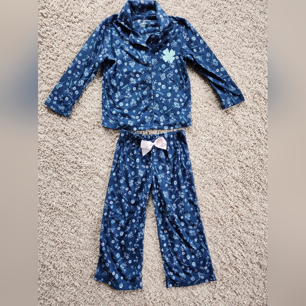 Lucky Brand Navy Floral Kids Pajama Set